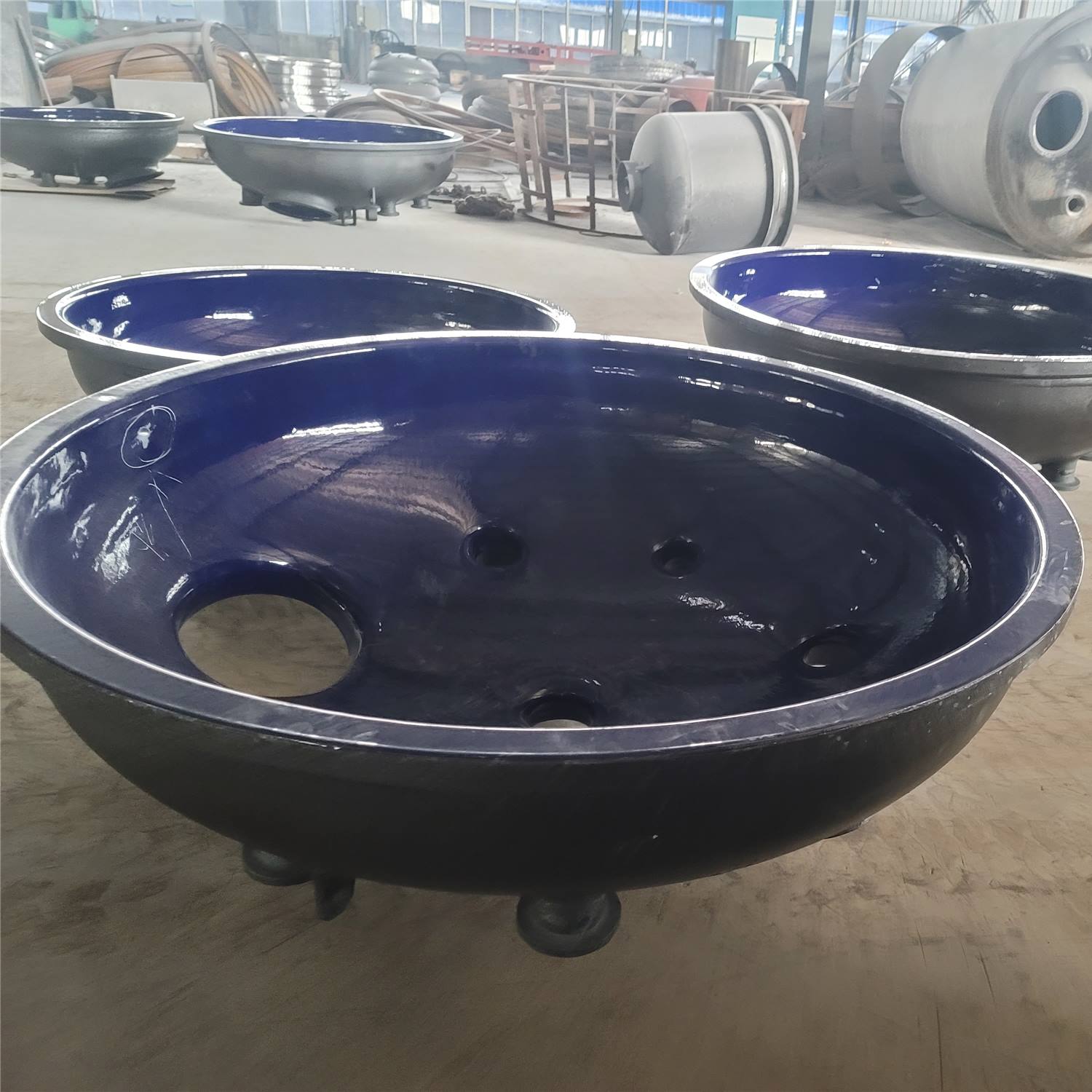 釜盖、电机、减速机、搅